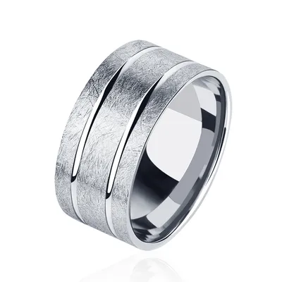 Купить Базовые обручальные кольца шириной 6 мм для мужчин, матовая  поверхность из нержавеющей стали, мужские подарочные украшения на палец,  размер США | Joom