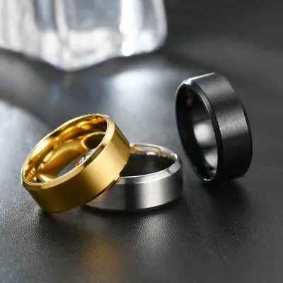 Матовые обручальные кольца | Современные обручальные кольца, Серебряные обручальные  кольца, Необычные обручальные кольца