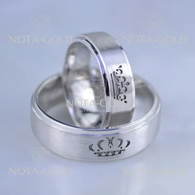 ПК-109-00-ТМ1 Обручальное кольцо из платины матовое широкое - PlatinumLab