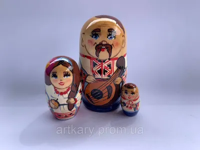 Матрешки семья пингвинов (набор 5 шт), эко-игрушки купить в интернет  магазине | Matryoshka.by
