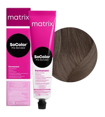 Краска для волос Matrix SoColor Pre-Bonded 5AV светлый шатен  пепельно-перламутровый 90 мл — купить оптом в Москве