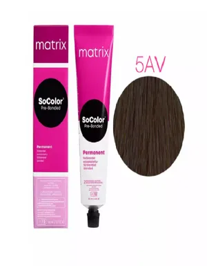 MATRIX Socolor Pre-Bonded 5AV 90ml - Koloryzacja trwała wzbogacona ochronną  technologią Pre-Bonded, farba