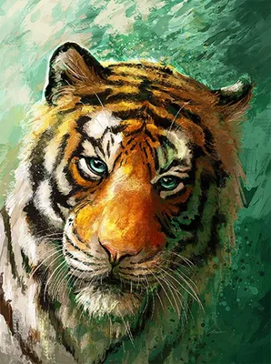 Картины тигра - 75 фото