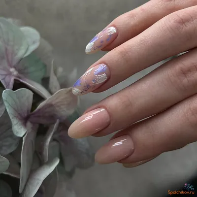 Популярный дизайн ногтей 2018 💅🏼 Мазки кисти на ногтях 💅🏼 Дизайн  по-мокрому топу/ тренд/ nail - YouTube