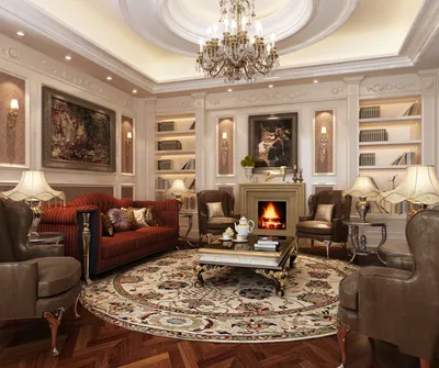Классическая мебель для гостиной - Купить гостиную в классическом стиле в  Москве недорого от производителя по низким ценам
