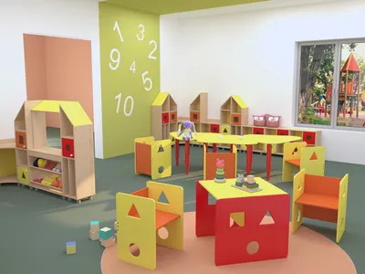 Детская мебель \"Геометрия\" - купить от производителя с доставкой по РФ,  оптовые цены - Фабрика им. Мебеля