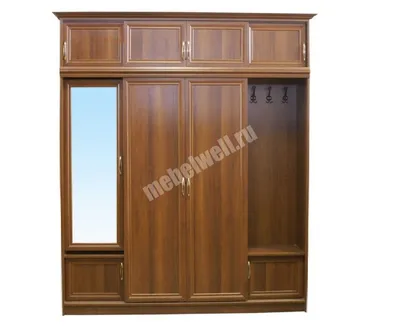 Заказать Лагуна Шкаф для одежды 2 двери с одним зеркалом [Лагуна МЛК] в  интернет-магазине «Мебель-онлайн».