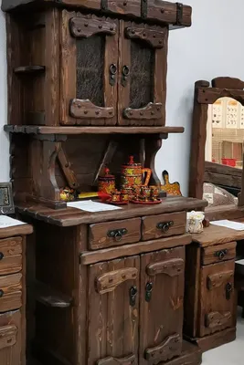 Мебель под старину в Нижнем Новгороде | Кухни фермерских домов в  современном стиле, Деревянный кухонный стол, Мебель из сосны