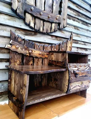 Мебель под старину на заказ Барнаул. Изделия из состаренной древесины.