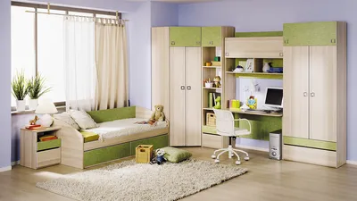 Набор мебели для детской комнаты Ларс - 40040 р, бесплатная доставка, любые  размеры