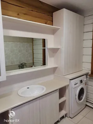 Встроенная мебель для ванной комнаты на заказ в Екатеринбурге от  БисИнтерьера