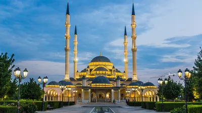 Декоративная тарелка Грозный. Мечеть Сердце Чечни, 20 см — купить в  интернет-магазине по низкой цене на Яндекс Маркете