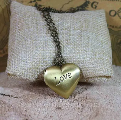 Серебряный открывающийся кулон/медальон сердце с фотографией внутри (32537)  – купить в Gravira.ru