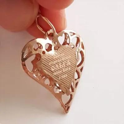 Модный кулон-сердце из нержавеющей стали на заказ, кулон с фотографией  памяти, ожерелье с изображением семьи, персонализированный Подарок на  годовщину | AliExpress