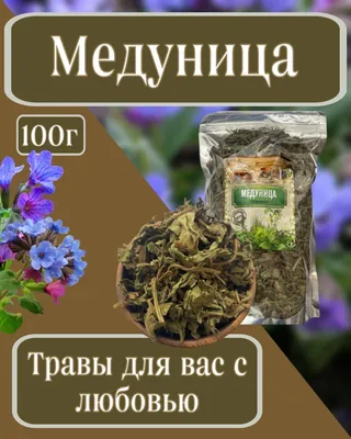 Медуница лекарственная (трава, 50 грамм) | Магазин пчеловодства \"Пчеловод  КОМ\"