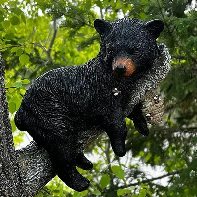 Скульптура \"Медведь\" (дерево) купить в Москве по цене 35 100 руб. –  интернет магазин present.ru