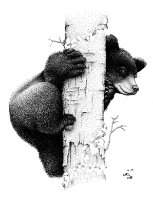 Статуэтка \"Медведь\" из дерева STT2