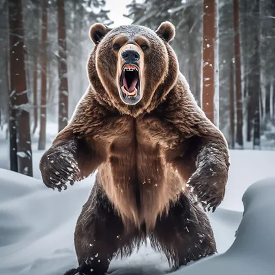 Медведь-шатун: Тощий слабый, но очень злой. Основные причины пробуждения  зверя и его поведение в этом состоянии | Книга животных | Дзен