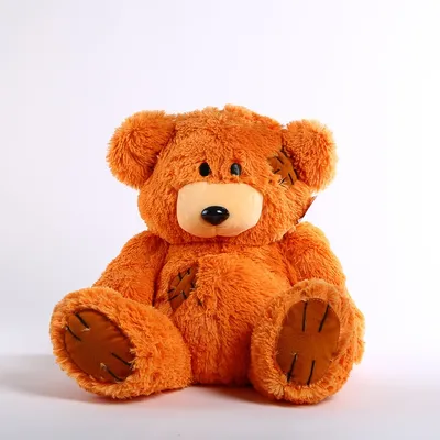 Медведь Тедди на сером фоне Стоковое Фото - изображение насчитывающей  владения, подарок: 159776358