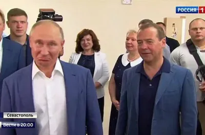 Социальные сети потешаются над «пьяными» Путиным и Медведевым - ХВИЛЯ
