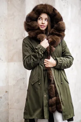 Купить Новая зимняя куртка, женская толстая теплая меховая подкладка,  длинная парка с меховым воротником, пальто с капюшоном, повседневная  куртка, съемные парки Mujer | Joom