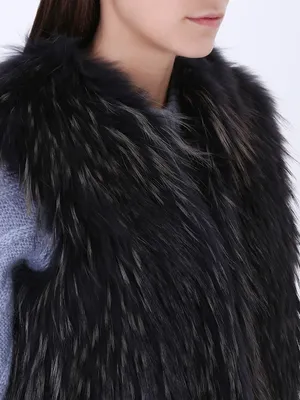 куртка без рукавов с капюшоном из натурального меха енота женская меховая  жилетка больших размеров роскошный зимний жилет| Alibaba.com