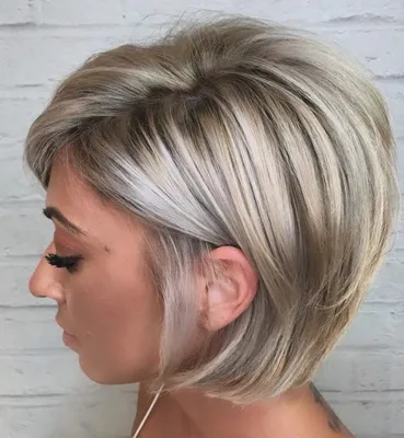 Мелирование на короткие волосы 2019 - 93 фото темных и светлых волос | Pelo  corto asimétrico, Cortes de cabello asimetricos, Estilo de pelo corto