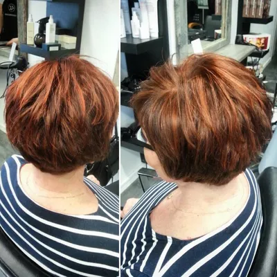 Мелирование на рыжие короткие волосы фото 87 фото