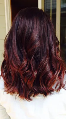 nice Мелирование на темные волосы: фото до и после Читай больше  http://avrorra.com/melirovanie-na-temnye-volos… | Red balayage hair, Fresh  hair, Hair color balayage