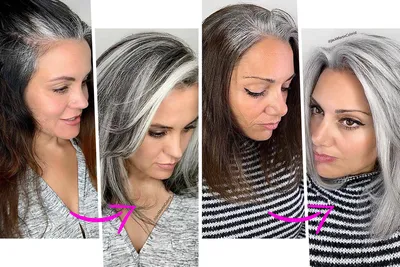 Окрашивание седеющих волос: фото, тренды, как подчеркнуть седину
