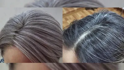 Hair coloring.Мелирование на коротких седых волосах. Тонирование волос в  пепельный. - YouTube