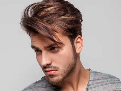 Мужское мелирование волос : средние волосы в Электростали и Ногинске