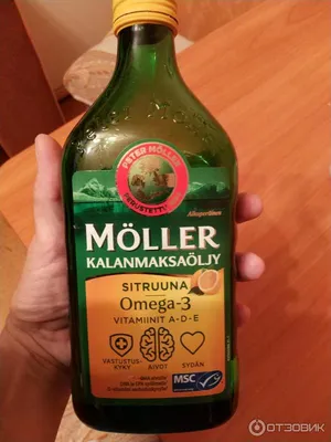 Möller's Omega-3 Extra рыбий жир, 76шт