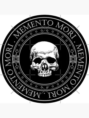 Наклейка \"Memento mori\"