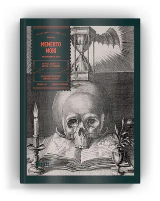 Memento Mori - Black Background Poster – deusdesign