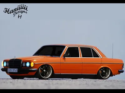 Радикальный и невероятный тюнинг Mercedes W123