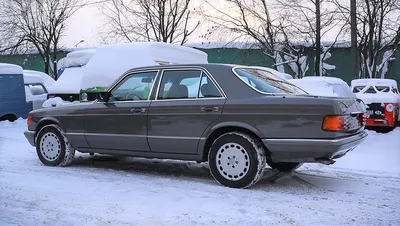 Установлка биксеноновых линз Hella на Mercedes W126