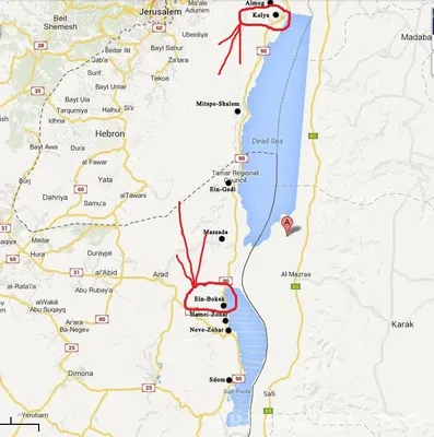 Карты Мертвое Море (Иордания). Подробная карта Мертвое Море на русском  языке с отелями и достопримечательностями