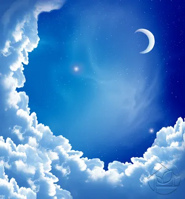 Молодой месяц на темном небе Стоковое Изображение - изображение  насчитывающей месяц, орбита: 123189615