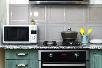 22 варианта размещения микроволновки на кухне | kitchen-smart.ru | Дзен