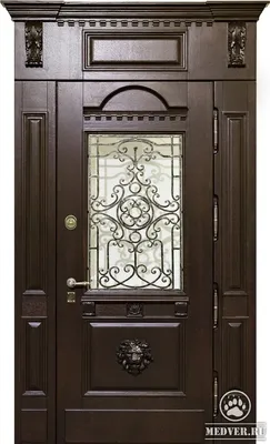 Металлическая техническая окрашенная дверь для дачи купить в СПб