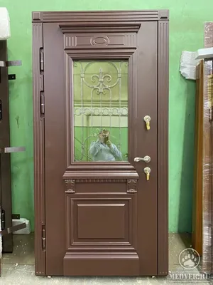Входная металлическая дверь АСД Дуэт Б с зеркалом - купить в Москве в  интернет магазине \"Покупай Двери\"