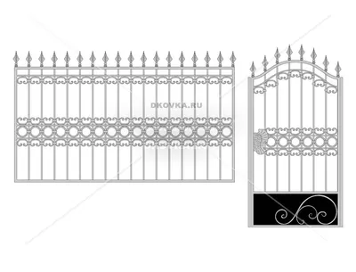 Калитки кованые от производителя