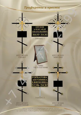 Металлические кресты на могилу | Заказать крест | Купить крест