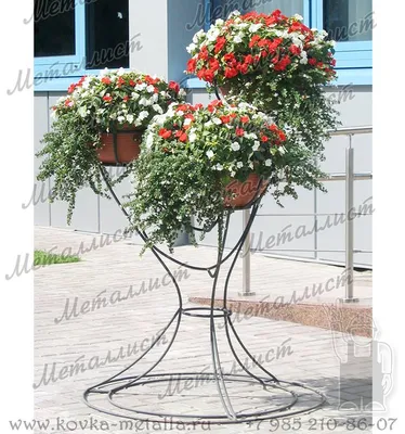 Подставки под цветы. Купить металлические подставки под цветы в Москве
