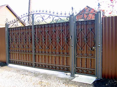 Купить кованые ворота под ключ в Москве, низкие цены - Good Zabor