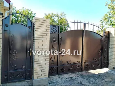 Металлические кованые ворота: описание, фото, цена в Москве