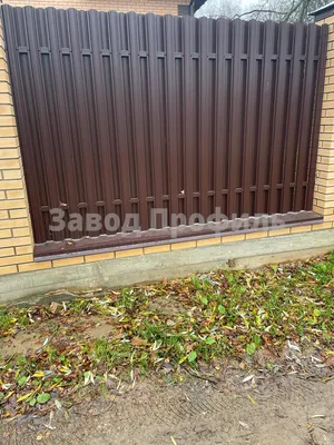 Комплектующие для забора и ворот Красивый забор, Оцинкованная сталь с  полимерным покрытием купить по доступной цене с доставкой в  интернет-магазине OZON (900061626)