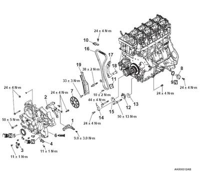 Персональный сайт - метки грм TOYOTA 2CT,D4,3C-TE,2L.