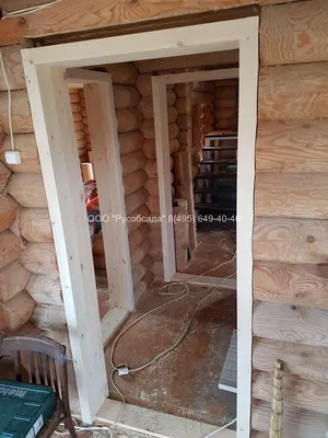 Двери межкомнатные для деревянного дома - 65 фото